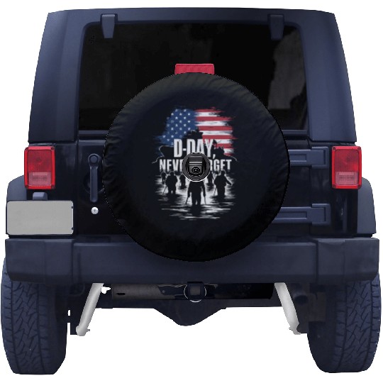 D-Day 80th Anniversary - Never Forget June 6th 194 Spare Tire Covers