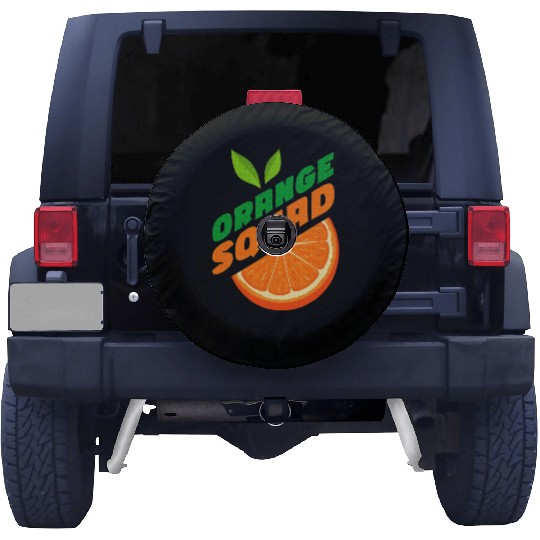 Orange Citrus Fruit Orange Lover Orange Squad Spare Tire Covers