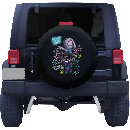 Marvel Spidey And His Amazing Friends Ghost Spider Spare Tire Covers