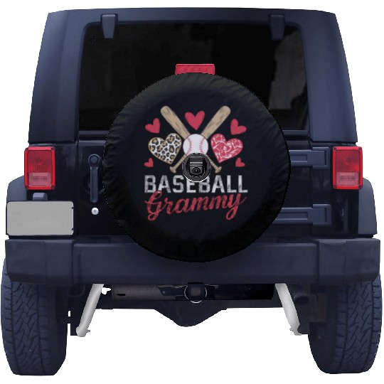 Baseball Grandma Grandmother Grandparents Day Spare Tire Covers