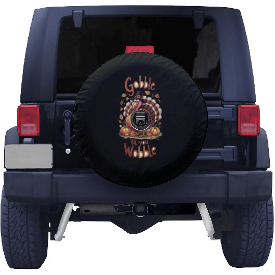 Gobble til You Wobble Thanksgiving Spare Tire Covers