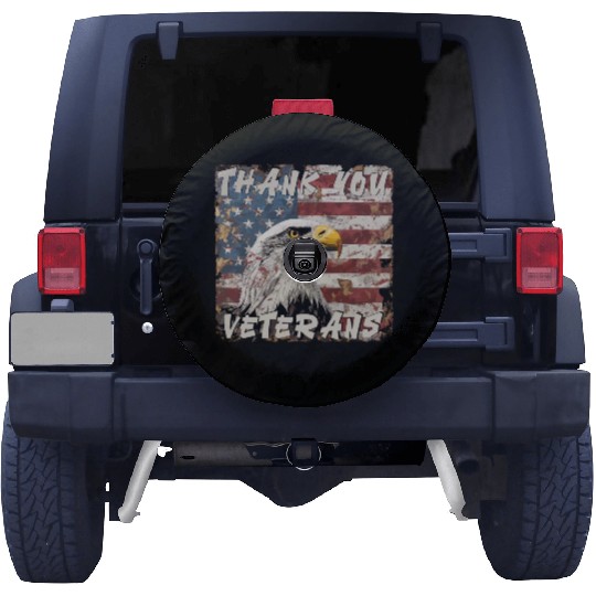 Veterans day 4th of Juli USA US Patriot Spare Tire Covers