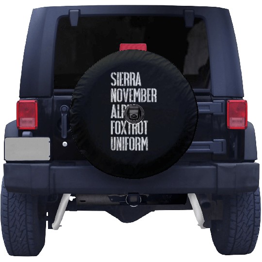Situation Normal Fucked Military Spare Tire Covers