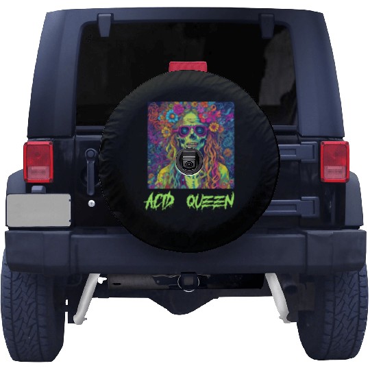 Zombie Acid Queen of the Apocalypse Spare Tire Covers