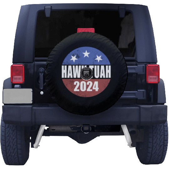 Hawk Tuah 2024 Election Button Hawk Tuahhawk tuah Spare Tire Covers