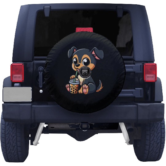 Miniature Pinscher Funny Premium Spare Tire Covers