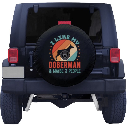 Doberman Pinscher Dog Puppy Owner Spare Tire Covers