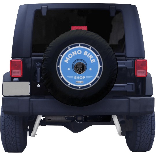 Bike Club Shop Circle Blue Spare Tire Covers
