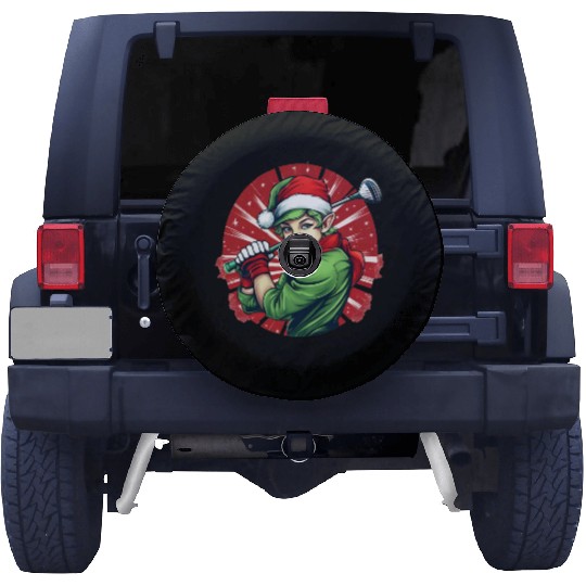 Christmas Elf Golf Spare Tire Covers