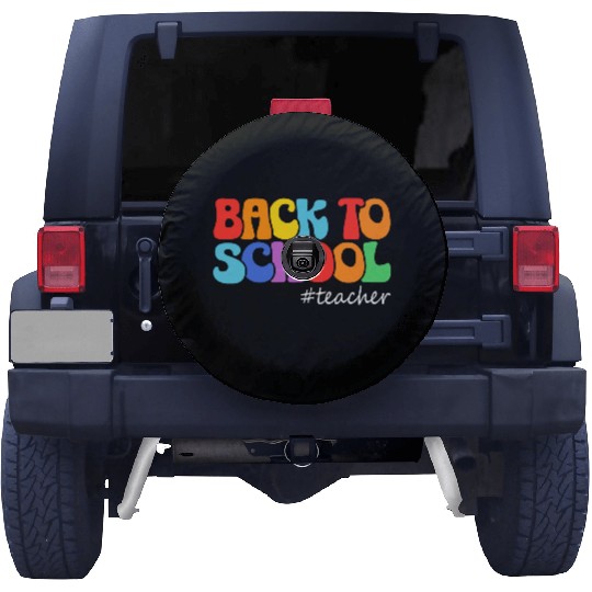 Back to school teacher Spare Tire Covers