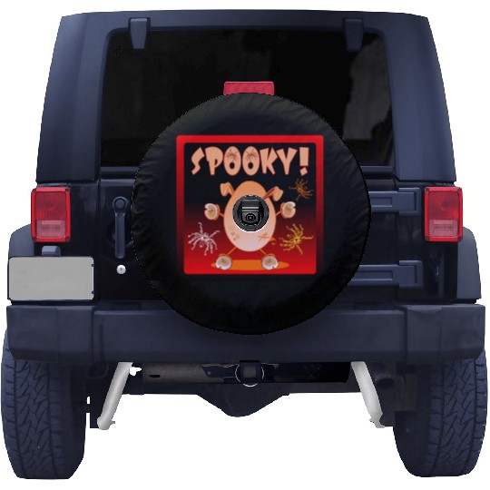 HAPPY HALLOWEEN SPIDERS PIGLET Spare Tire Covers