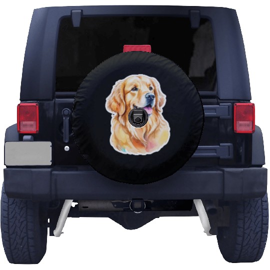 Golden Retriever Golden Retriever Spare Tire Covers