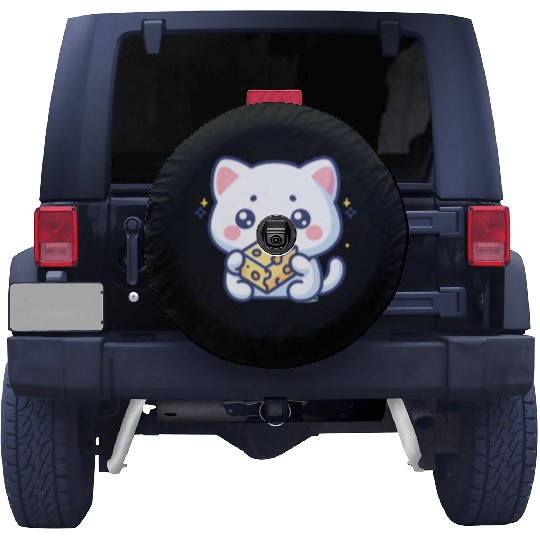 Cheese Cube Cat Spare Tire Covers