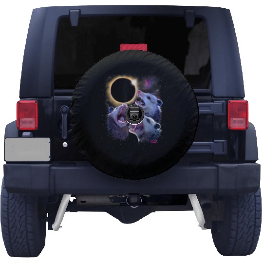Opossums Howling Eclipse Possum Spare Tire Covers