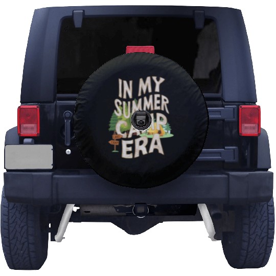 Cute In My Summer Camp Era Groovy Friend Crew Spare Tire Covers