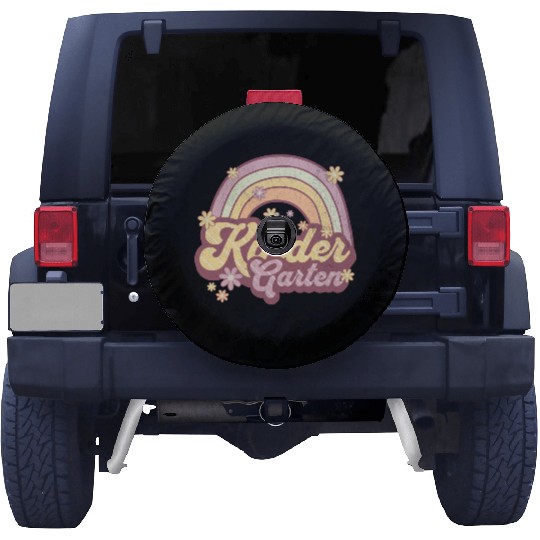 kindergarten kids cute School teacher Spare Tire Covers Gift