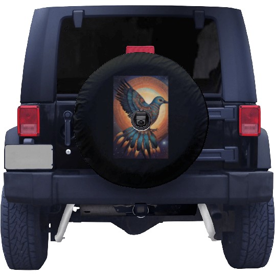 The Bird of Paradise Spare Tire Covers