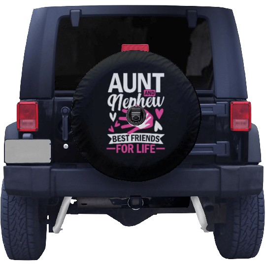 aunt and nephew best friends for life Spare Tire Covers