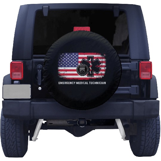 Emergency Medical Technician EMT Spare Tire Covers