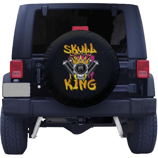 Street Art Spray Can Rappers Painting Spare Tire Covers