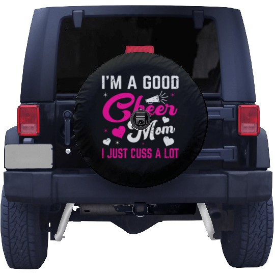 A Good Cheer Mom Cheerleading Mommy Mother's Day Spare Tire Covers