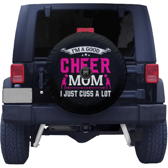 A Good Cheer Mom Cheerleading Mommy Mother's Day Spare Tire Covers