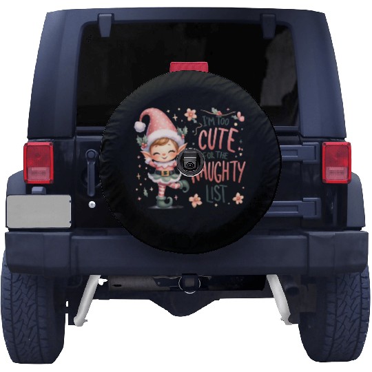 Cute Elf: Too Cute for the Naughty List Spare Tire Covers
