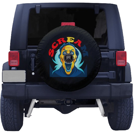 Scream Vintage Halloween Spare Tire Covers