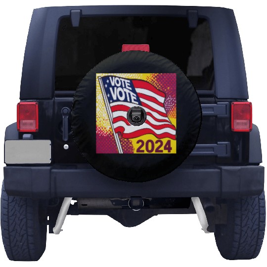 Vote 2024 Election Spare Tire Covers 0001
