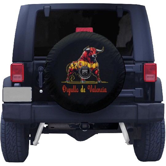 The pride Valencia flag design Spare Tire Covers