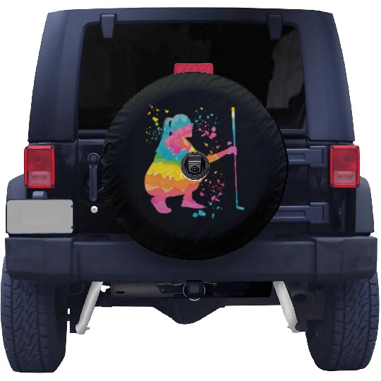 Golfer Colorsplash Kids Miniature Golf Spare Tire Covers
