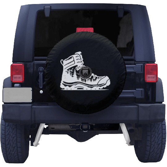 Nature Forest Hiking Boot Spare Tire Covers