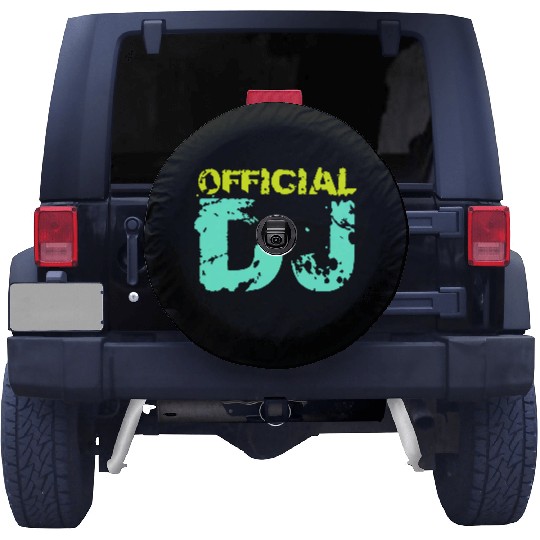 Cool Official DJ Club Music Party Stamp Graffiti Spare Tire Covers