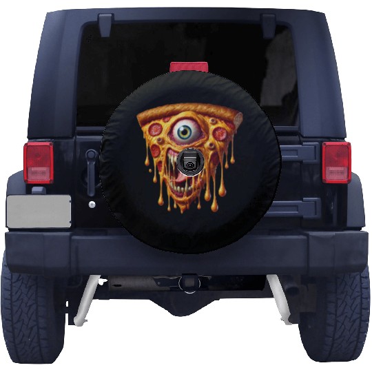 Terrifying Monster Pizza Slice | Hyper-Realistic Spare Tire Covers