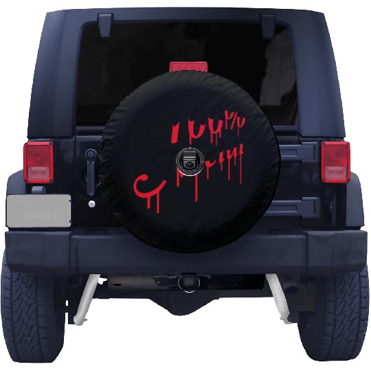100 % Percent Metal Music Fun Graffiti Drops Stamp Spare Tire Covers