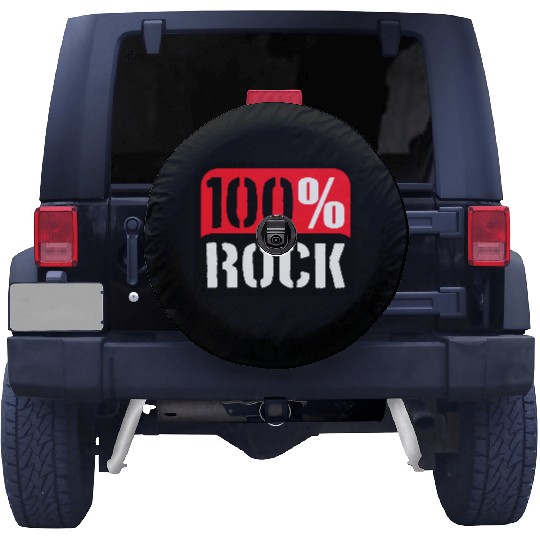 100 % Percent Rock Heavy Metal Music Text Logo Spare Tire Covers