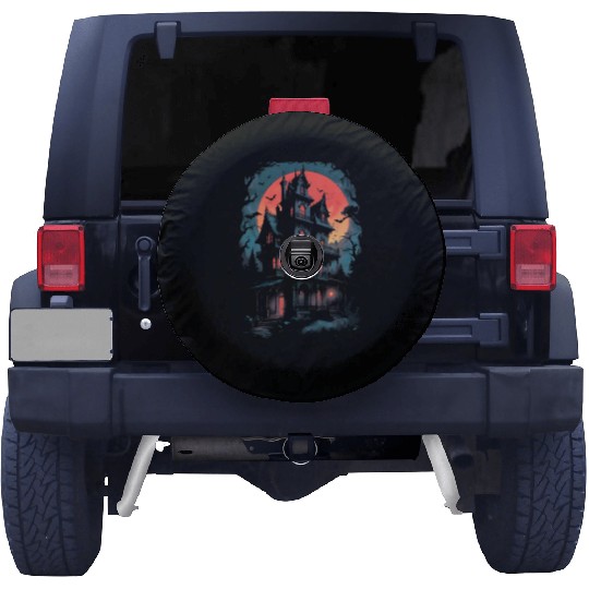 Haunted House Spare Tire Covers