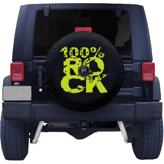 100 % Percent Rock Heavy Metal Music Text Logo Spare Tire Covers