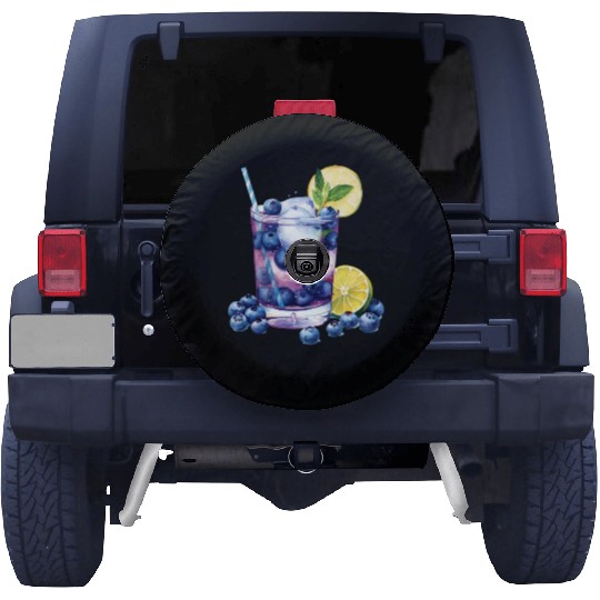 Blueberry Lemon Cocktail Spare Tire Covers