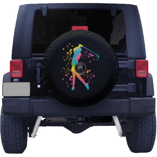 Golfer Colorsplash Kids Miniature Golf Spare Tire Covers