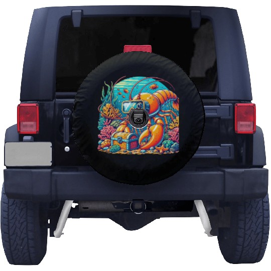 Shrimp Exploration-Underwater Adventure Spare Tire Covers