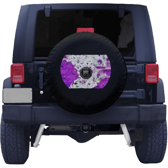 Purple Stream Spare Tire Covers