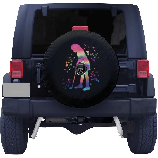Golfer Colorsplash Kids Miniature Golf Spare Tire Covers