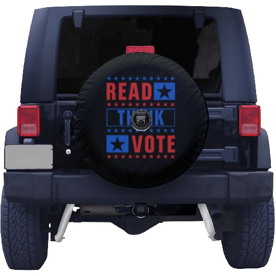 Read Think Vote: United States Election Day Spare Tire Covers