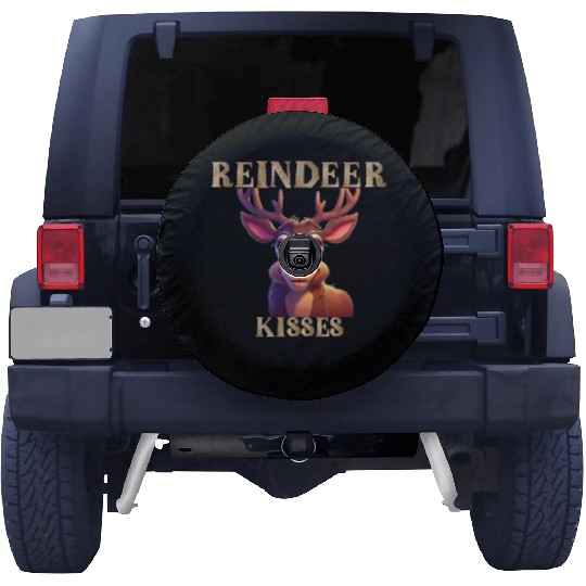 Reindeer Kisses - A Sweet Holiday Treat Spare Tire Covers