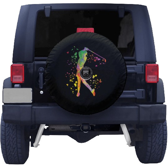 Golfer Colorsplash Kids Miniature Golf Spare Tire Covers