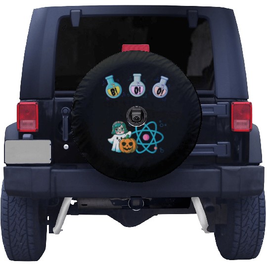 Chemistry Boo The Element Of Surprise Chemist Hall Spare Tire Covers