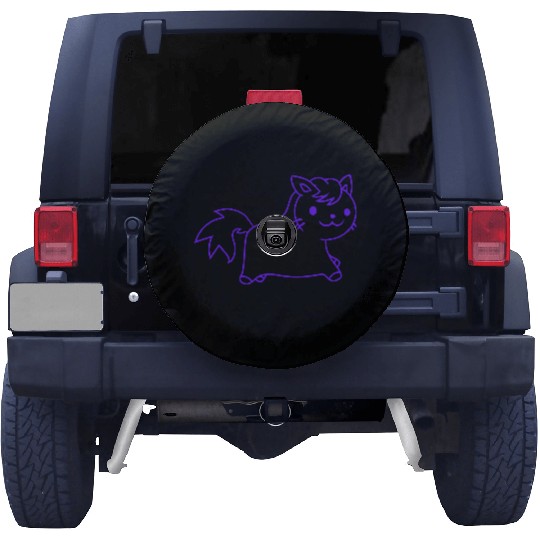 Little Pony Cat Face Little Small Horse Riding Fun Spare Tire Covers