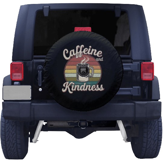 Caffeine And Kindness 12 Spare Tire Covers