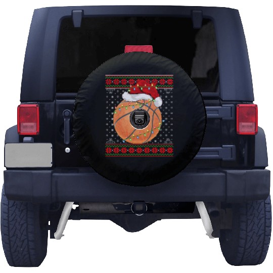 Basketball Player Christmas Spare Tire Covers
